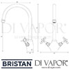 Bristan Easyfit Sink Mixer Tap Dimensions